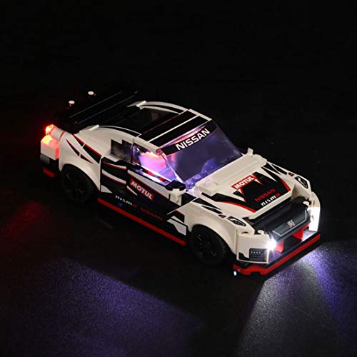 ReallyPow Juego de luces LED para LEGO 76896 Speed Champions Nissan GT-R NISMO versión clásica (solo LED incluido, no incluye kit de LEGO)