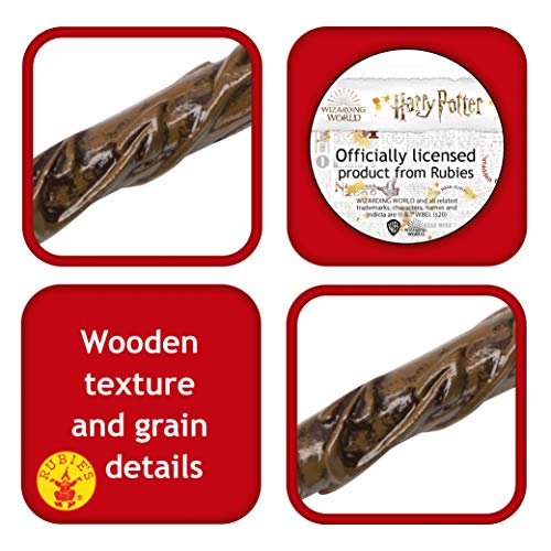 Rubies Accesorio oficial de Harry Potter Hermione Deluxe Wand, Wizard Costume
