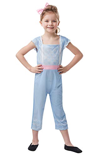 Rubies - Disfraz oficial de Disney Toy Story 4, Bo Peep Girls Classic, tamaño grande, para niños de 7 a 8 años
