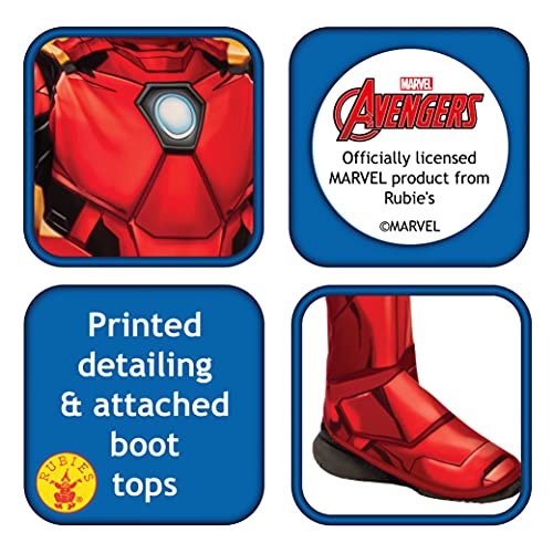 Rubies Disfraz oficial Marvel Iron Man, talla M- 7-8 años, I-702024M