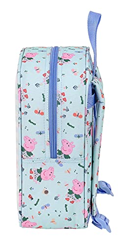 Safta Mochila Infantil de Peppa Pig Urban Farmer, 220x100x270 mm, Azul Claro/Multicolor