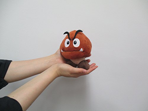 Sanei Super Mario All Star Collection 5" Goomba Plush, Small