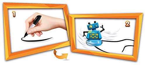 Science4you - Pequeño Robot Interactivo - Robot Inteligente y Mágico que Sigue Dibujos de Lineas con Rotulador, Robot para Jugar Ideal para Manualidades Niños 6 Años, Robotica para Niños 6 Años