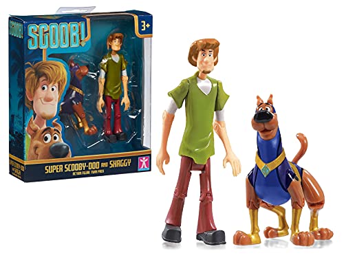 Scooby Doo Película de Scoob - Figuras de acción Twin Pack - Super Scoob y Shaggy