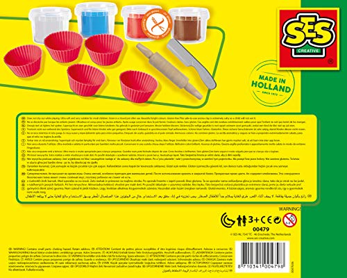 SES- Cupcakes de superplastilina, Multicolor (00479)