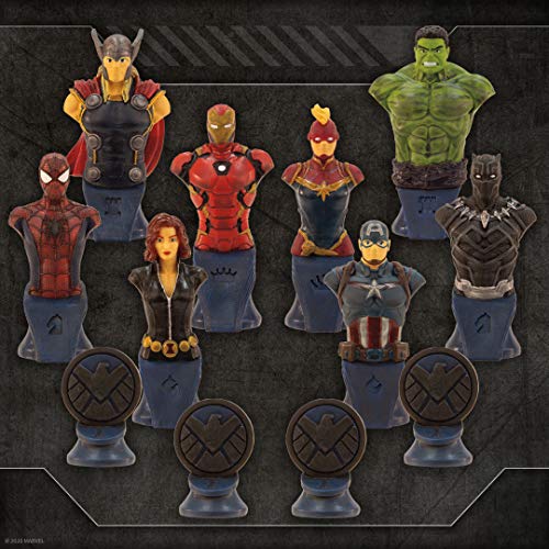 Set de ajedrez coleccionista Marvel