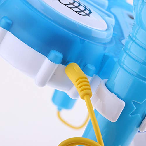 sharprepublic Micrófono Kidi Super Star Karaoke Música Máquina de Juego de Juguete con Micrófonos y Soporte Regulable - Azul
