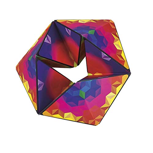 Shashibo Karmagami Pixels Juguete sensorial para niños – Juguete caleidocycle para Adultos para Mantenerse calmado y enfocado – Gadget de Escritorio Resistente a desgarros (a Partir de 4 años)