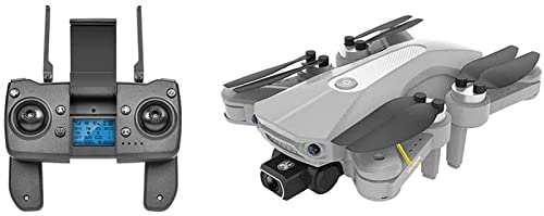 Sin escobillas GPS Drone plegable 8K HD Pixels WiFi 5G Flow óptico altura fija Aircraft Anti- Shake RC Batería baja Puede ir a casa Aviones de juguete for niños y adultos ( Size : 2.4G single lens )