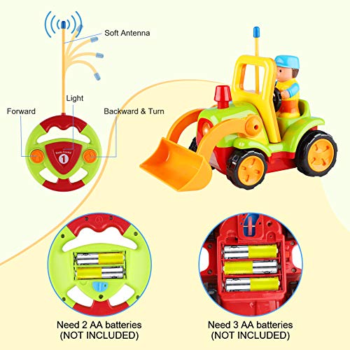 Sirecal Coches Teledirigidos para Niños Pequeños con Música y Luz Juguetes de Racer Coche de Carreras Control Remoto Regalo de Cumpleaños para Niños Niñas Bebés