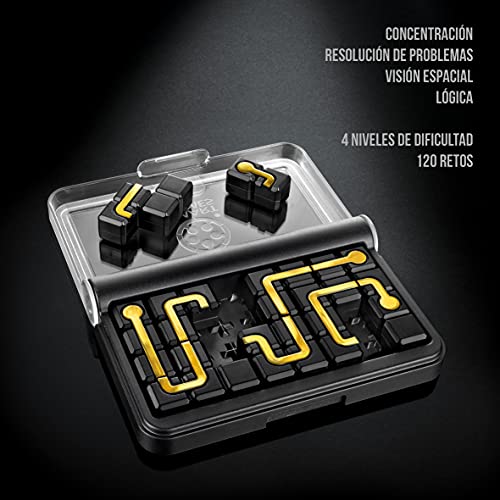 Smart Games IQ Circuit, Rompecabezas niños, Puzzle Educativo, Regalos Originales, Juegos de Viaje, Juguetes niño, Productos para Personas Mayores, Multicolor (SG457)
