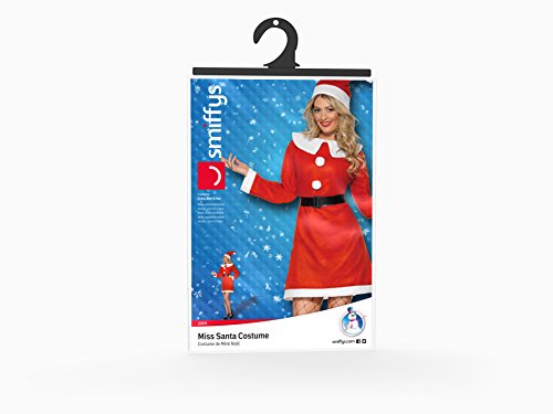 Smiffy's - Disfraz Mamá Noel para mujer (23171M), Rojo, M
