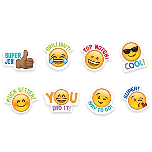 Smiley Felices Sticker,Pegatinas Smiley 500 Emoticon Reward Sticker 2.5cm Pegatinas Escolares para el Aula Potty Training Stickers y Motivational Stickers