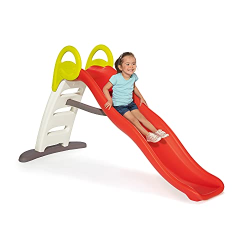 Smoby- Tobogán Infantil Funny II (820402), Color Rojo (1)