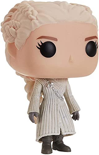 Softeam Funko Pop Vinyl TV Juego de Tronos S8 – Daenerys (White Coat), Multicolor, Unica (28888_1)