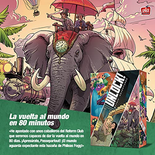 Space Cowboys Unlock! Mythic Adventures - Juego de Mesa en Español, SCUNL08ES