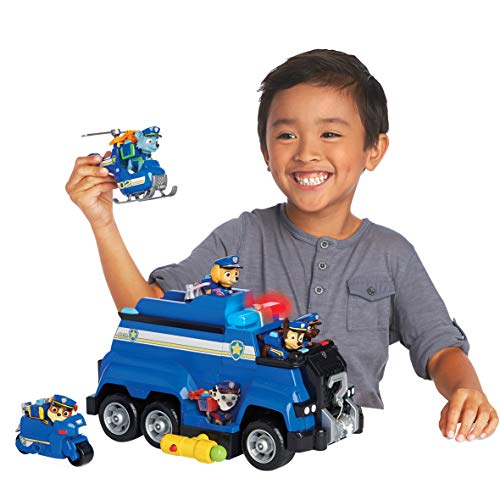 Spin Master Paw Patrol Ultimate Police Rescue Cruiser vehículo de Juguete - Vehículos de Juguete (Azul, Camión, Interior, 3 año(s), Niño, China)