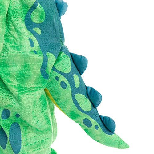 Spooktacular Creations Child Green T-Rex Costume for Halloween Trick or Treating Dinosaur Dress-up Pretend Play (Small ( 5 – 7 yrs))