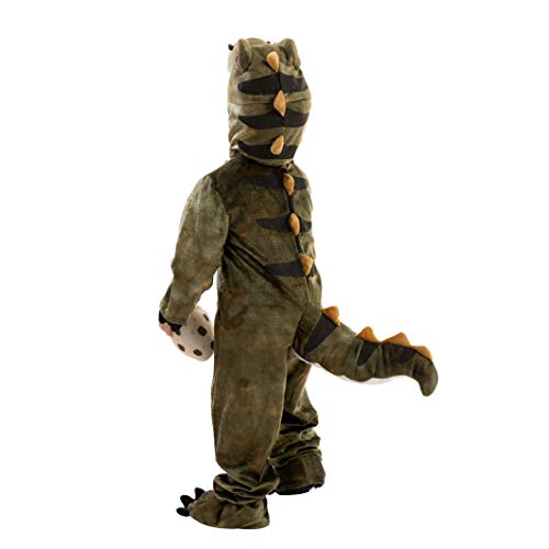 Spooktacular Creations Child Unisex T-rex Realistic Dinosaur Costume for Halloween Child Dinosaur Dress Up Party, Role Play and Cosplay (Toddler( 3- 4yrs ))