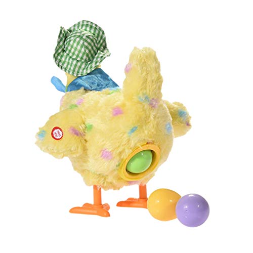 Sroomcla Plush Chicken Doll Gallina Pone Huevos De Juguete 3 Pilas AAA No Incluidas Exceptional