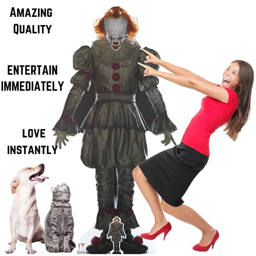 Star Cutouts Ltd SC1392 Pennywise The Dancing Clown Lifesize - Recortes de cartón Halloween, Horror y películas (192 cm), Multicolor