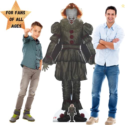Star Cutouts Ltd SC1392 Pennywise The Dancing Clown Lifesize - Recortes de cartón Halloween, Horror y películas (192 cm), Multicolor