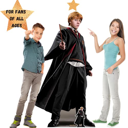 Star Cutouts SC1480 Bilius Hogwarts, Fiestas mágicas y Fans de Harry Potter Altura 175 cm, Ronald Weasley