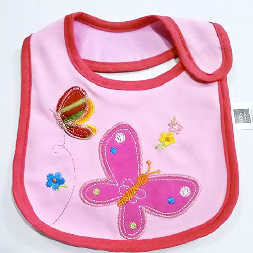 STOBOK Babero de Baba de Bandolera de Bebé Toalla de Saliva Anti Bufanda de Suciedad Baba de Dentición Baberos de Alimentación Almuerzo Baberos para Bebés Recién Nacidos 3 Piezas (Color Aleatorio)