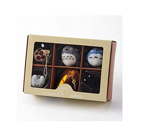 Studio Ghibli Complete Box 6 Figure Mascots with Key Ball Chain Ver.1 [Toy] (japan import)