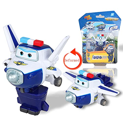 Super Alas Juguete Niño De 2 Pulgadas Paquete De 8 Robots Set Jett,Donnie,Jerome,Paul,Dizzy,Mira,Bello,Grand Albert Regalos Creativos De Año Nuevo De Cumpleaños De Navidad Transformando Coche