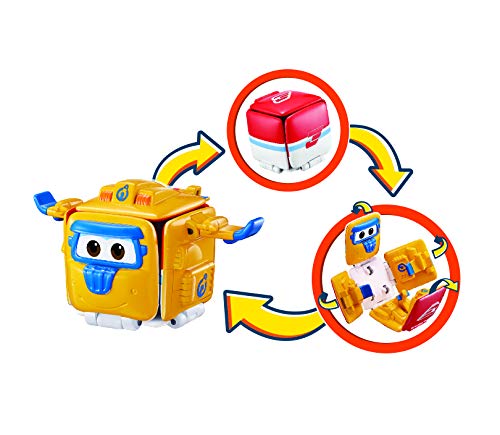 Super Wings Flip Surprise Donnie & Astra - Paquete Express Avión Bloques Reversibles y Transformables del Dibujo Animado Juguete Infantil 3 años y +, EU740570C