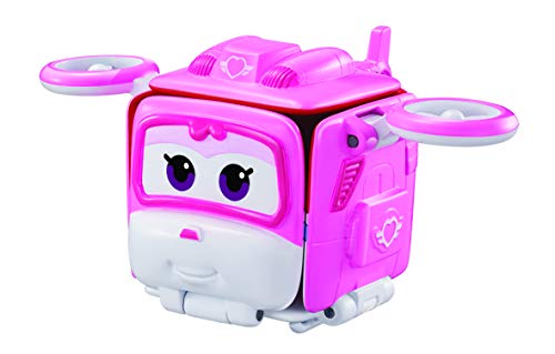 Super Wings Flip Surprise Jett & Dizzy – Paquete Express Avión – Bloques Reversibles y transformables del Dibujo Animado Juguete para niños de 3 años y más adelante, EU740570A