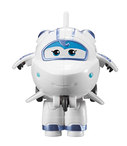 Super Wings Temporada 2 Personajes Mini Robot Transformador 4 Pk - Flip, Todd, Chace, Astar 2" Escala