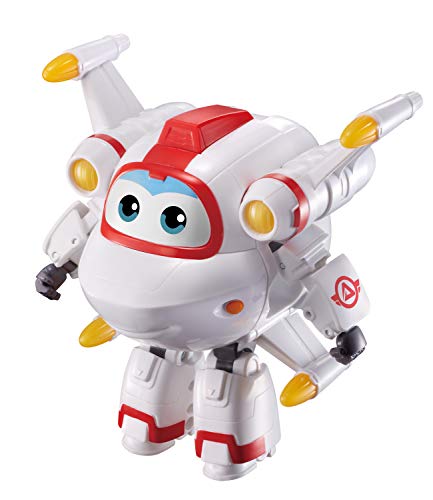 SUPER WINGS Transforming Astro – Avión de Juguete Convertible de 12 cm y Figura de Robot – Figura y Robot transformable de la Serie Animada Super Wings