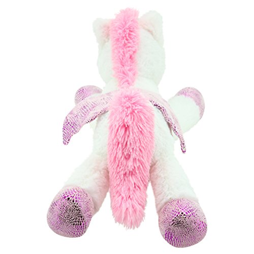 Sweety Toys Unicornio de Peluche 8032, 65 cm, Color Blanco