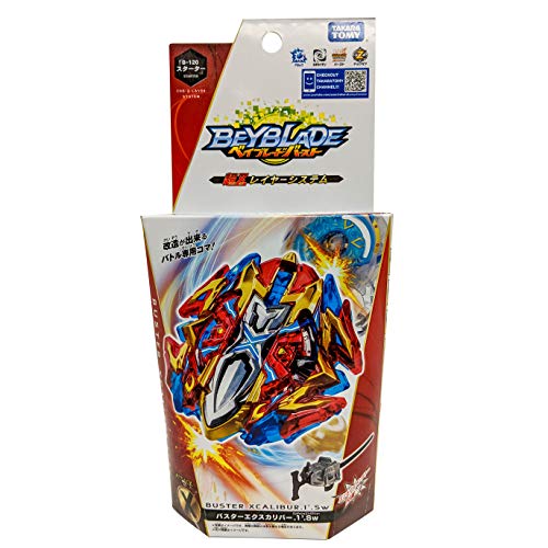 Takara Tomy Beyblade Burst B-120 Starter Buster Excalibur. 1'.Sw