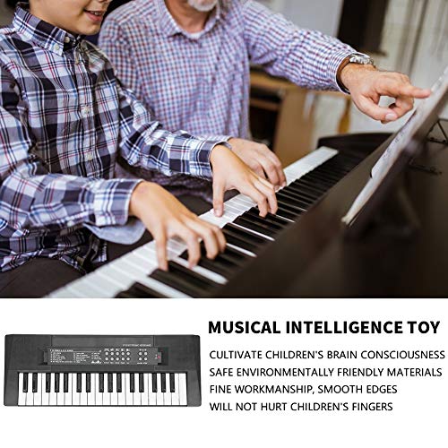 Teclado Eléctrico, Piano Portátil de 37 Teclas con Micrófono y Función de Grabación Juguete de Regalo para Niños y Principiantes