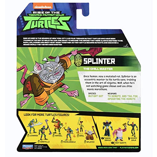Teenage Mutant Ninja Turtles-Splinter The Chill Master Figura de acción, color sensei (Flair Leisure Products TUAB0500) , color/modelo surtido