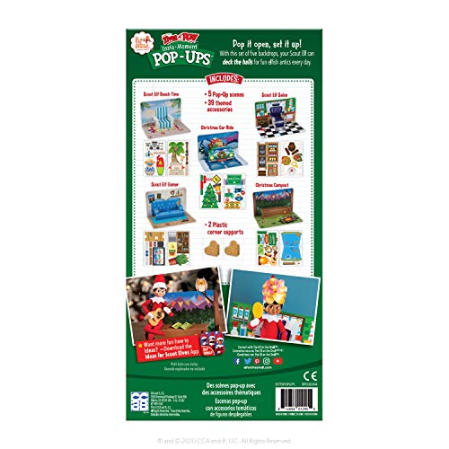 The Elf on the Shelf Scout Elves at Play Insta-Moment Pop-Ups (5 Pack) Series 1 (Scout Elf Not Included) | Elf on a Shelf Christmas Accessories, Ideas and Props for Kids and Adults
