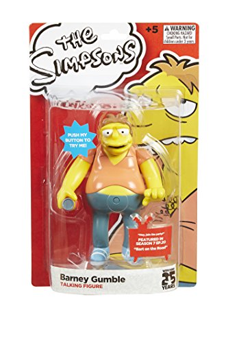 The Simpsons Figura de Barney Simpsons con Sonido