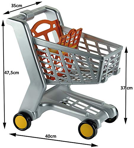 Theo Klein-9690 Carrito De Compras, Juguete, Multicolor (9690)