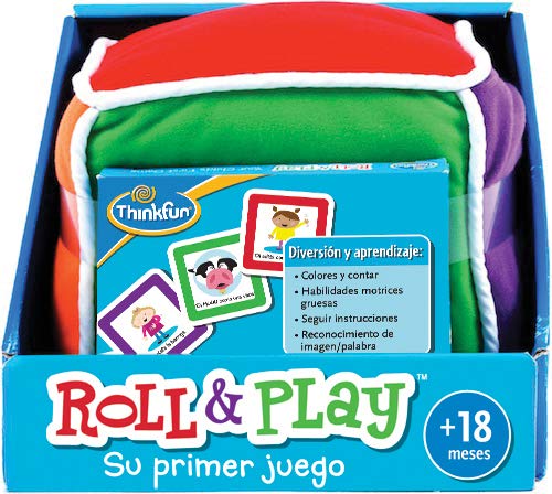 ThinkFun 76322 Roll & Play, Juego Educativo para Bebes, Edad Recomendada +18 Meses, Juegos Educativos