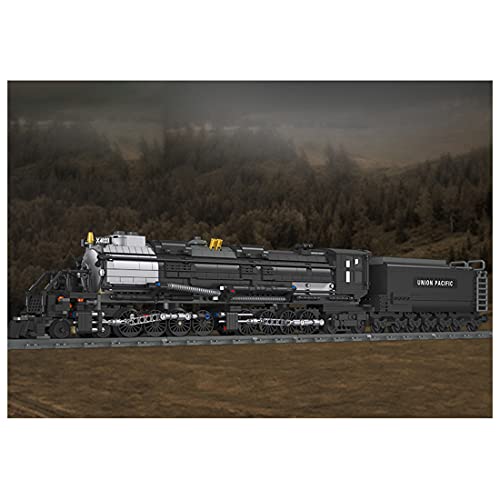 TopBau Técnica Retro BIGBOY Bloques de construcción de vapor, 1608 piezas, juego de tren de mercancías compatible con Lego City