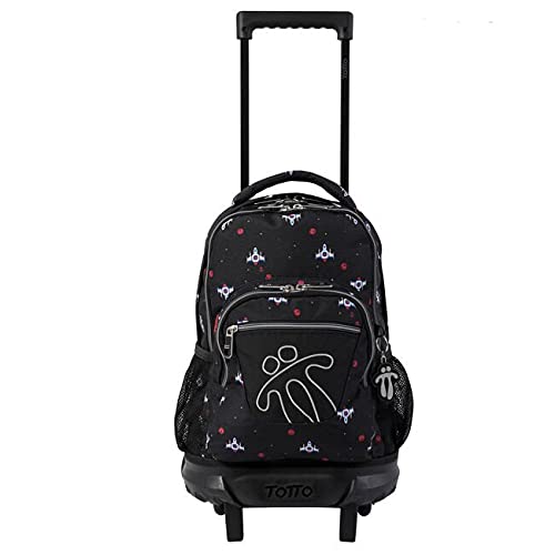 TOTTO MORRAL Rue BOMPER RESMA Mochila con Ruedas, Juventud Unisex, Estampado (Multicolor), Talla Única