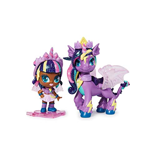 Toy Galaxy Juego compatible con hatchimal Pixies Riders con función misteriosa juguetes de hadas voladores para niñas de 3 años en adelante - Moonlight Mia reemplazo para Hatchimals