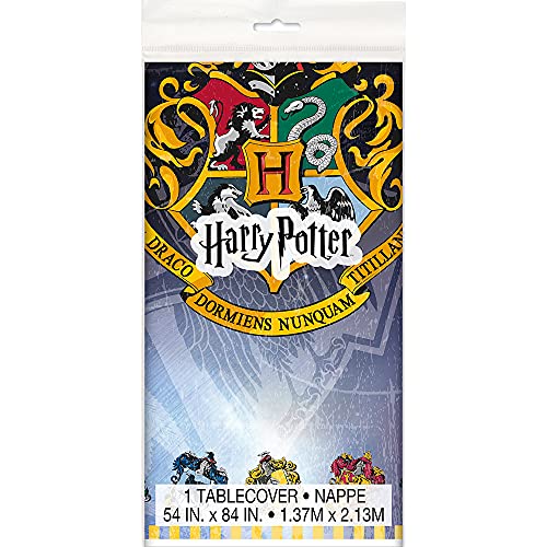 Unique Party - Mantel de Plástico - 2,13 m x 1,37 m - Diseño de Harry Potter (59103)