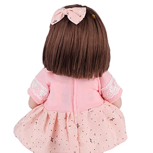 【Venta del día de la Madre】 AMONIDA Muñecas Reborn para bebés, vívidas, Ligeras y compactas, fáciles de Usar, muñecas para bebés para Tienda de Juguetes para educación temprana(42CM Car Hair Doll)