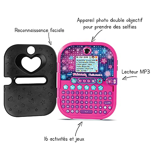 Vtech – KidiSecrets Selfie Music – Agenda electrónica, 163675, Negro , color/modelo surtido