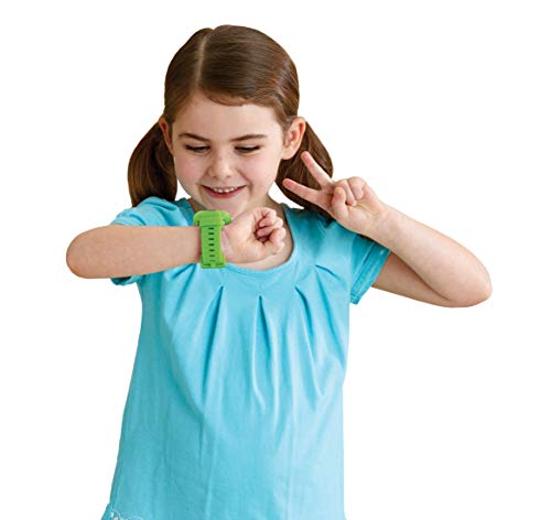 VTech - Kidizoom Smart Watch DX2, Reloj inteligente para niños, doble cámara de fotos, vídeos, juegos, color Verde, Versión ESP (80-193887)
