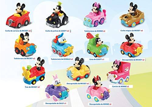 VTech - Tut Tut Bólido Disney Descapotable de Mickey, Multicolor (TTB Coche Descapotable de Mickey.)
